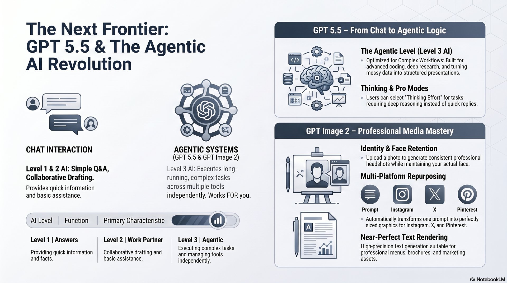 ChatGPT 5.5 Update agentische KI — Infografik (KI-generiert)